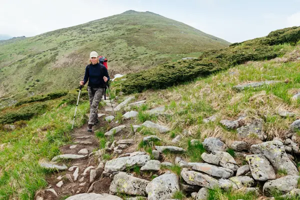 Hill walking for fitness in Ireland